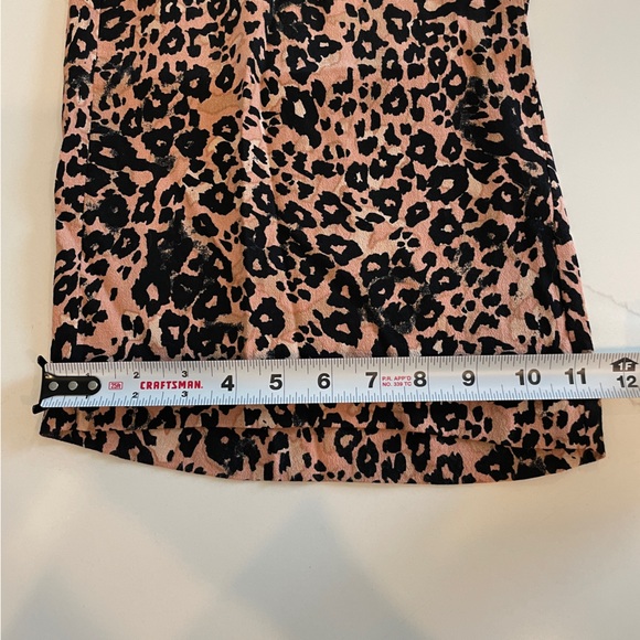 Aritzia Wilfred Faun Tan and Black Leopard Print Wide Leg Pant - cheetah print - Picture 7 of 8